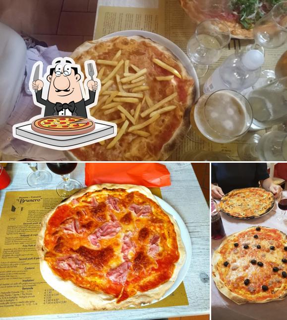 A Pizzeria Trattoria Brunero ..., puoi goderti una bella pizza