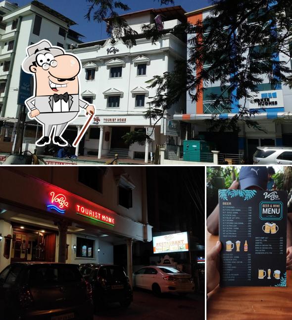 Enjoy the view at the outside area of Volga Bar