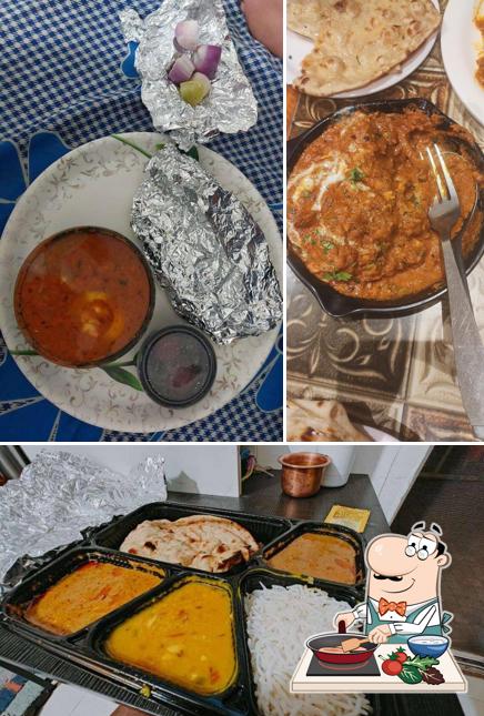 Chicken curry at Chulbul Dhaba
