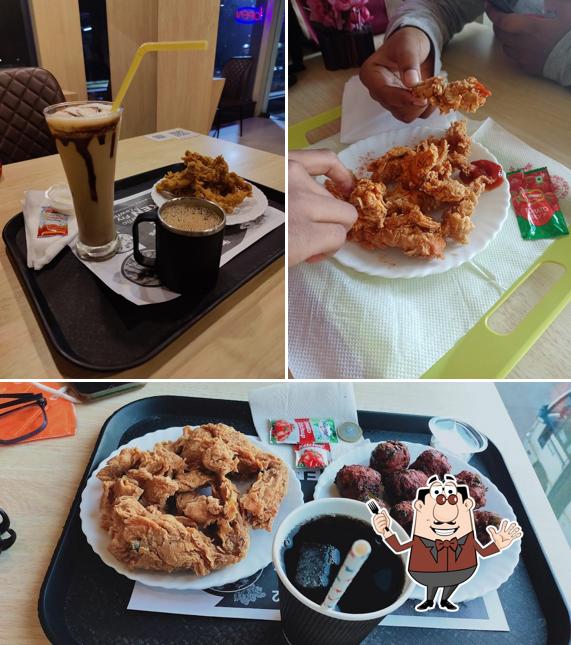 Fried chicken at Hot and crunchy