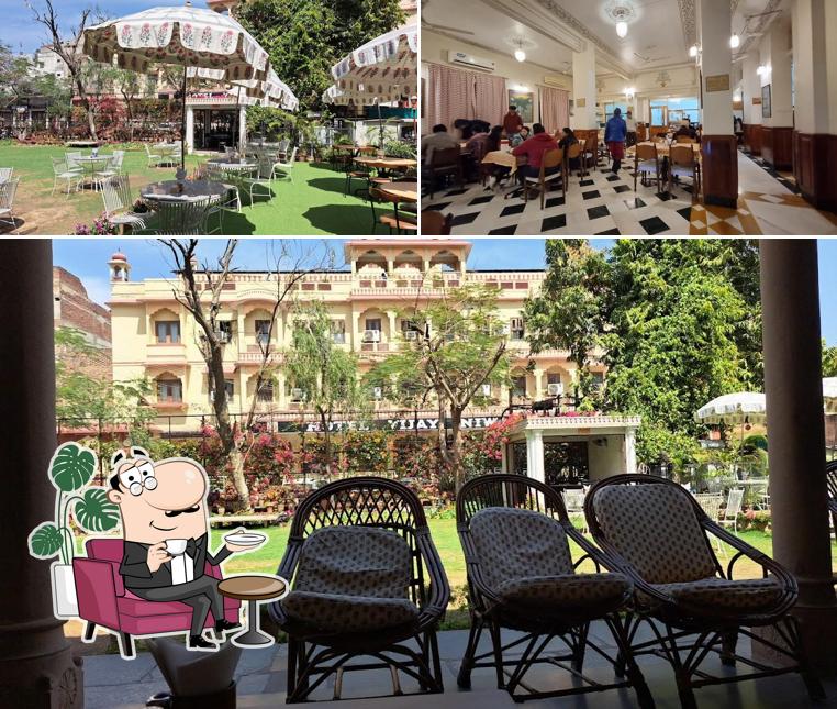 The interior of Chitra Cafe