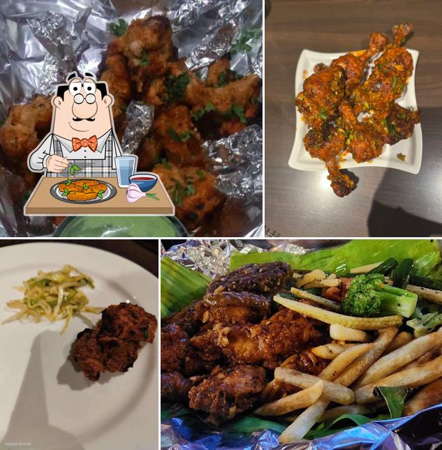 Chicken wings at Curries