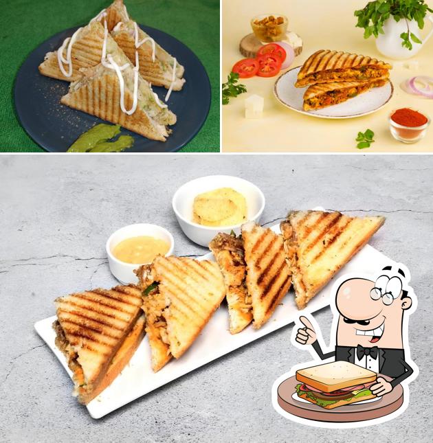 Grilled cheese sandwich at Sandwich Junction