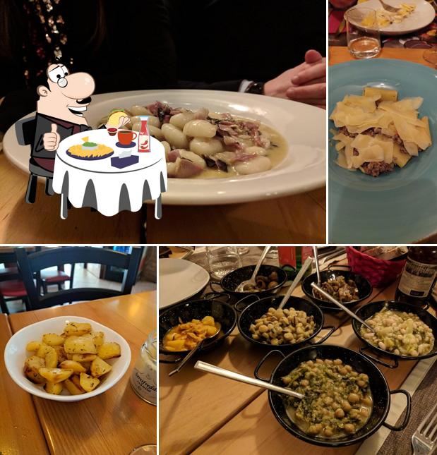 Piatto di formaggi al La Taverna del Buttero