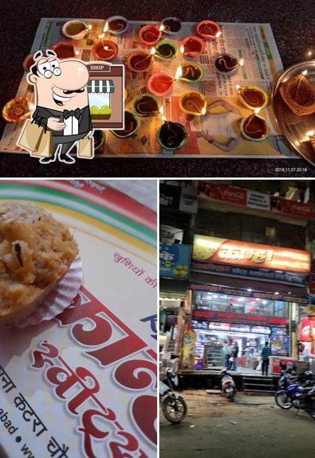 The exterior of Kanha sweets and Restaurant