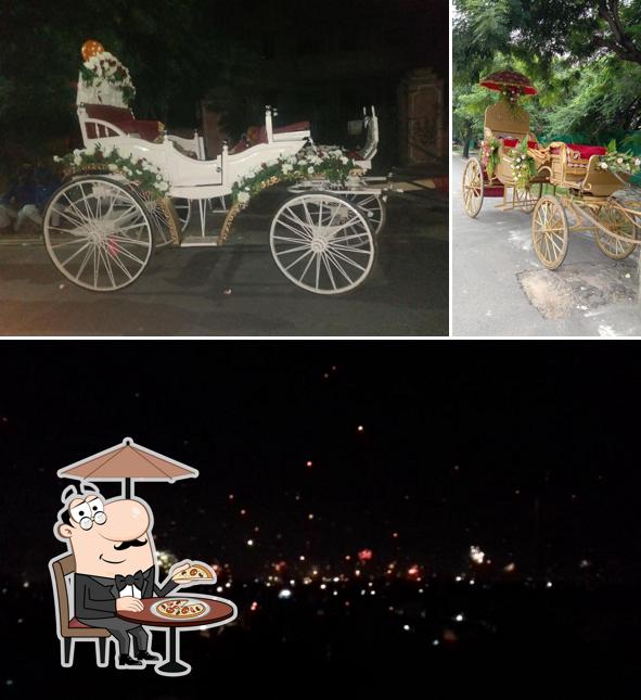 Enjoy the view at the outside area of Madina Hotel