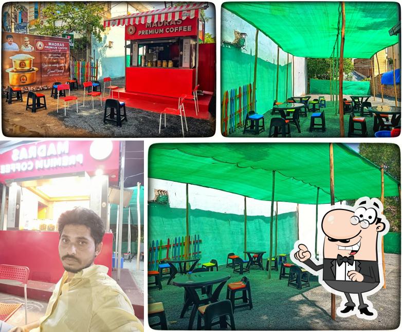 The interior of Madras Premium Coffee