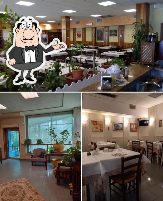 Gli interni di Trattoria La Vigna