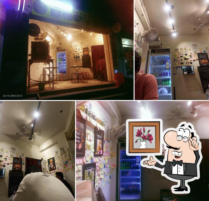 The interior of Eat Talk & Chill