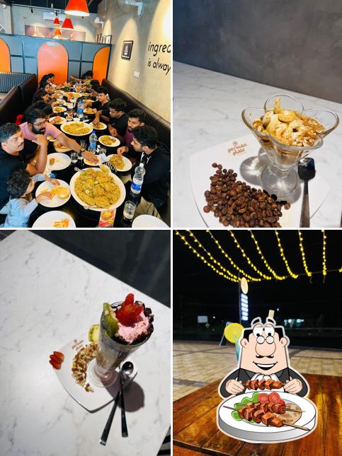 Meals at Persian plate restaurant