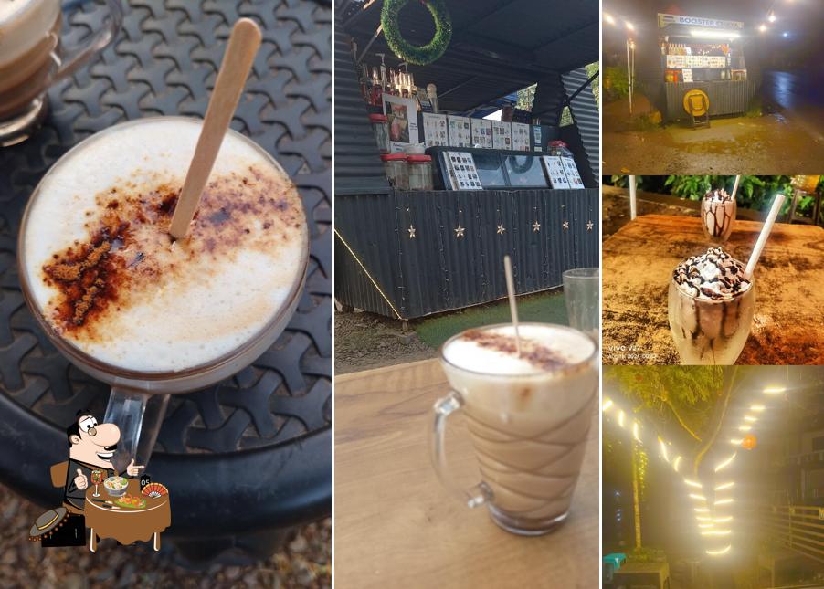 Creme brulee at Booster Chaya Chengannur