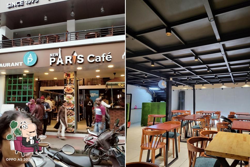 Take a seat at one of the tables at New Paris Cafe