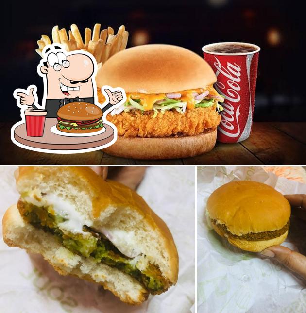Get a burger at Jumboking -The Indian Burgers