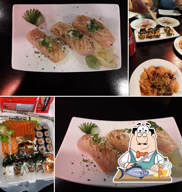 Salmão grelhado em Sushi Prime