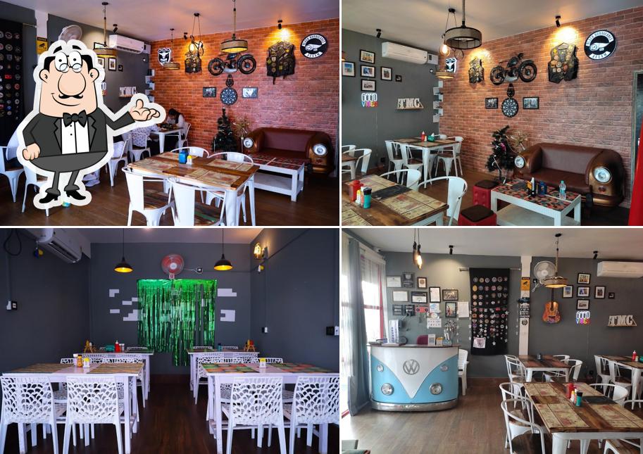 The interior of The Milestone Cafe