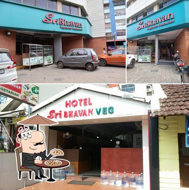 The exterior of Hotel Sri Bhavan Residency & Restaurant