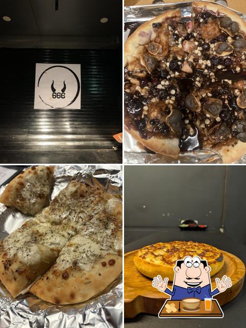 Food at 666 Pizzeria