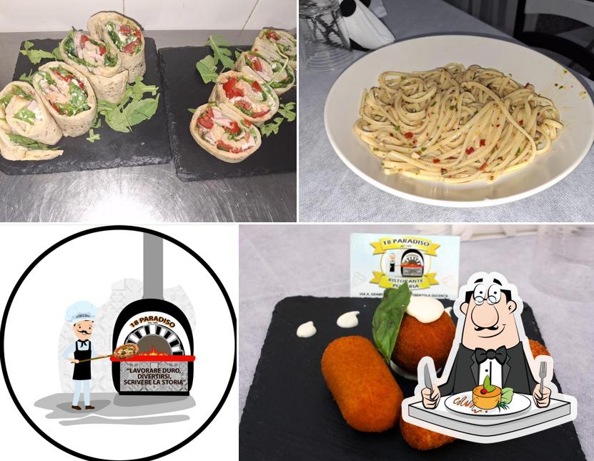 Cibo al Ristorante Pizzeria 18 Paradiso