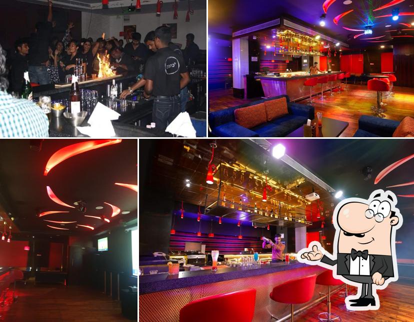 The interior of Zero Degree Bar