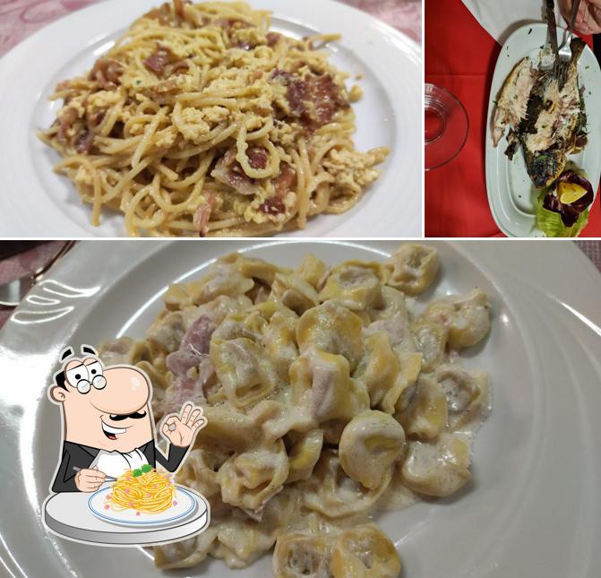 Spaghetti alla carbonara al da Angelo - Bar Ristorante Pizzeria