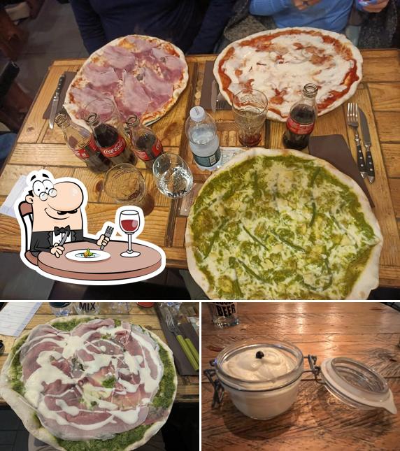 Cibo al La Pizza di Egizio