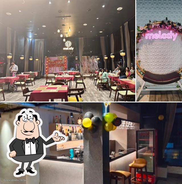 The interior of Melody Restaurant, Cafe and Banquet