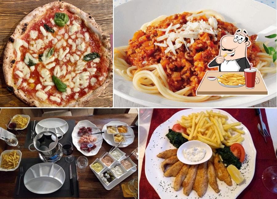 Patatine fritte al Restaurant Pizzeria Le Grillon