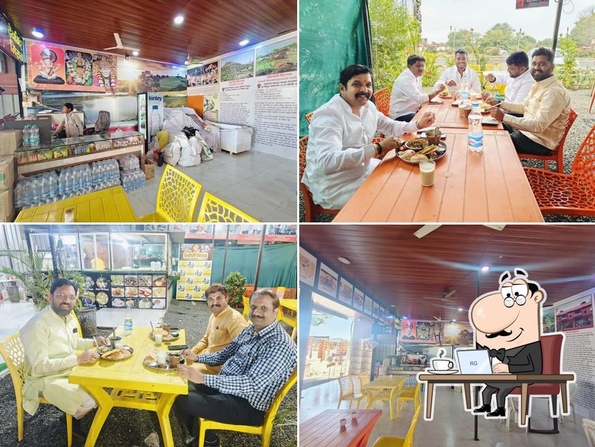 Check out how हाँटेल देवगिरी अमृततृल्य नाष्टा सेंटर स्पेशल शाही मिसळ हाऊस looks inside