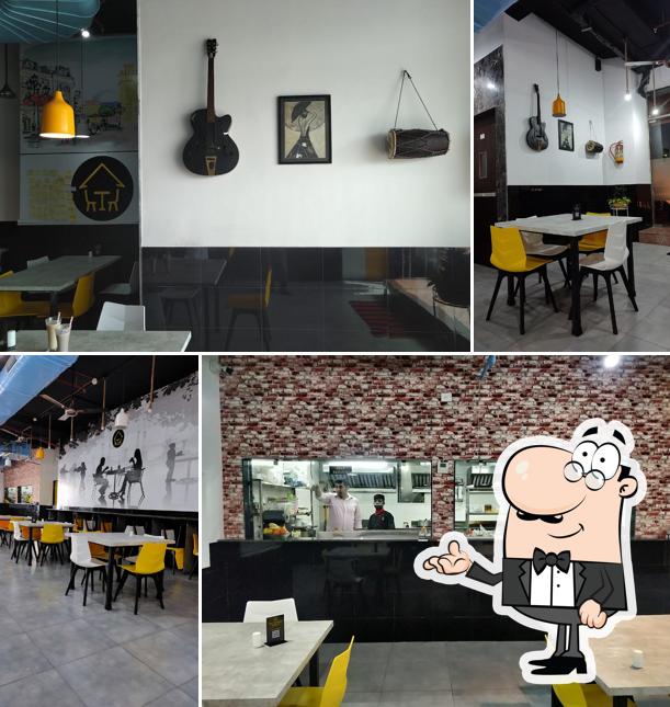 Take a seat at one of the tables at The Turmeric Kitchen