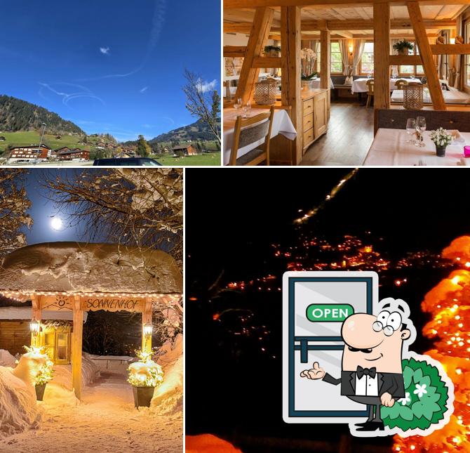 Gli esterni di Restaurant Sonnenhof Restaurant in Saanen