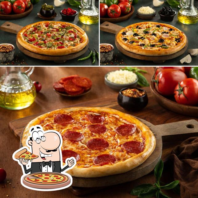 Try out different types of pizza