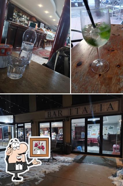 Questa è la foto che presenta la interni e bevanda di Gelateria Pub Italia