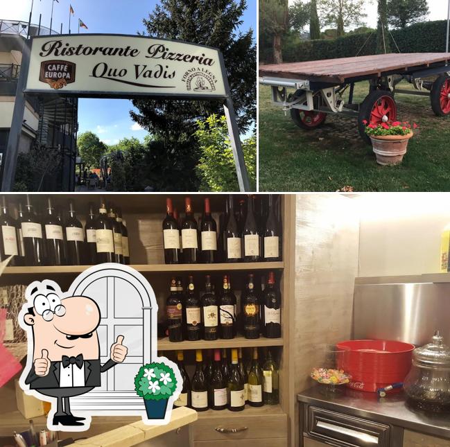 La foto della esterno e bevanda di Ristorante Quo Vadis