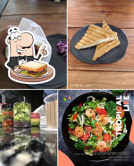 Grilled cheese sandwich at Underdone Salads & More