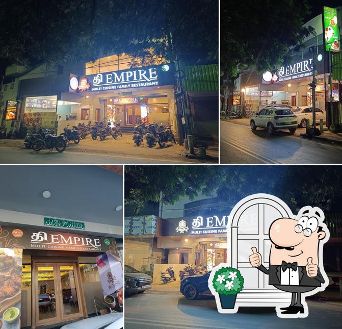 The exterior of The Empire Restaurant, Royapettah