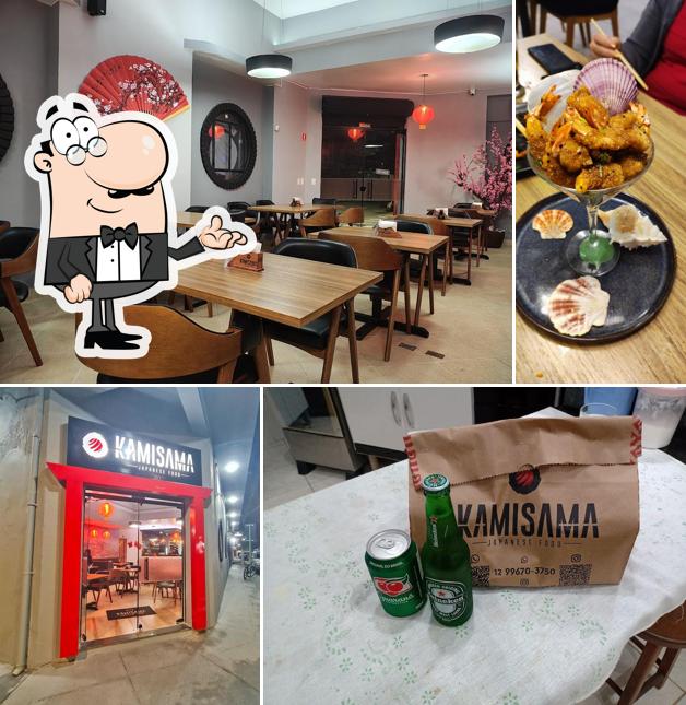 O interior do Kamisama Japanese Food