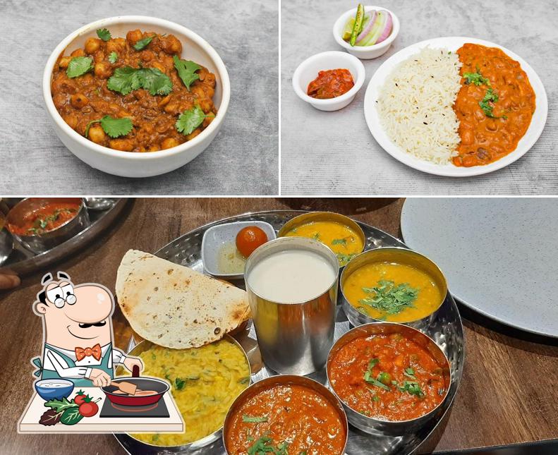 Chicken curry at Kesariya pure veg
