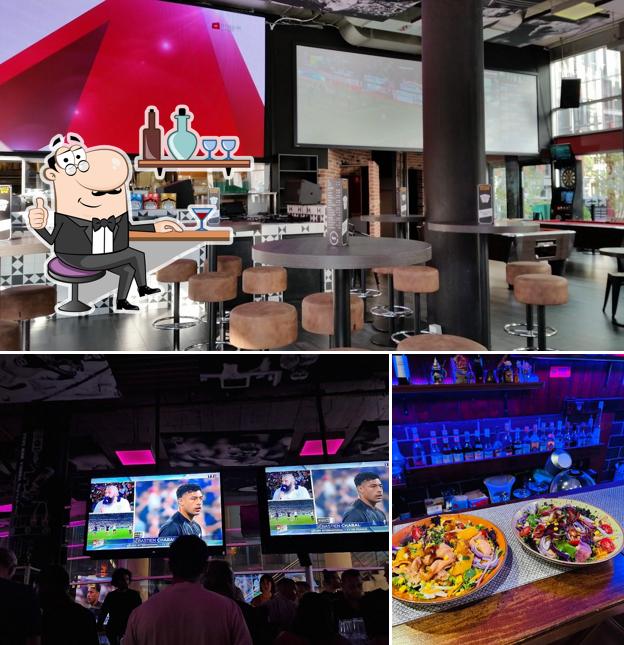 Gli interni di Bulldog Bar