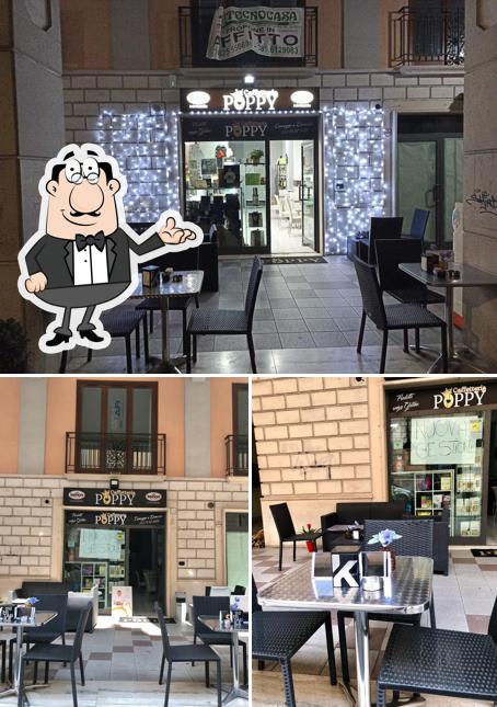 Gli interni di Caffetteria Poppy