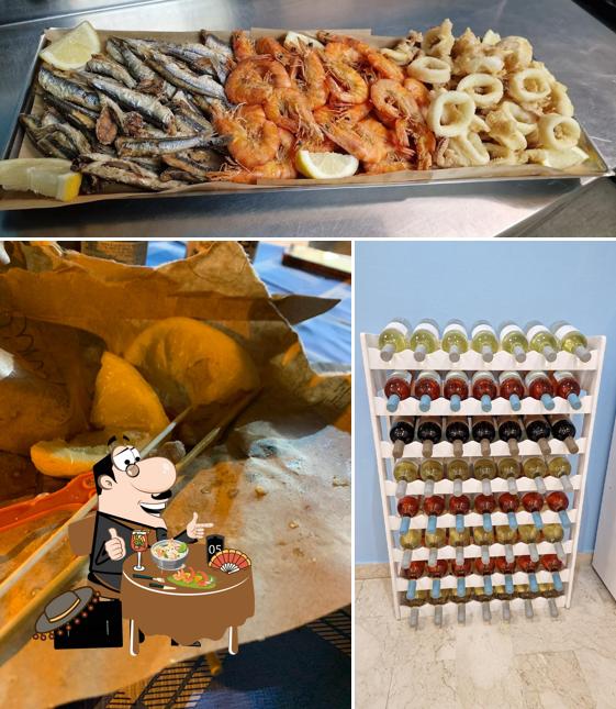Cibo al Friggitoria Cuopperia l’angolo del pesce