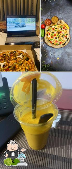 The exterior of Pizza land