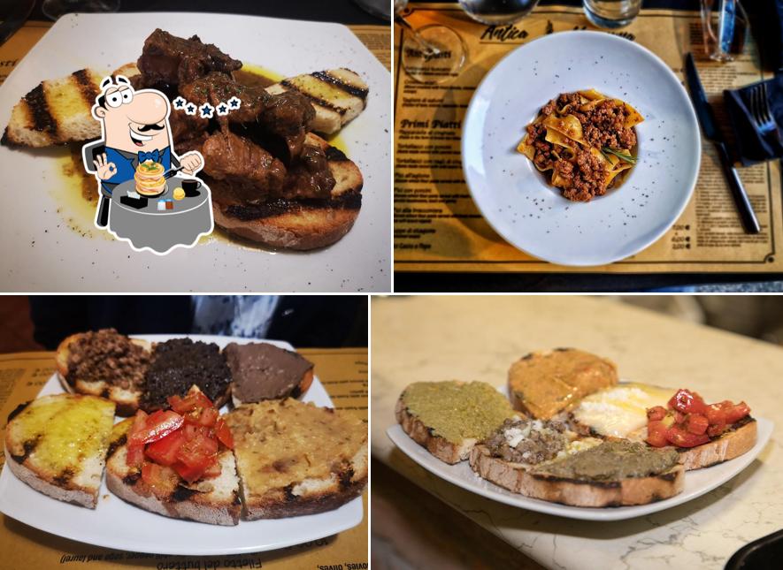 Cibo al Trattoria Antica Maremma