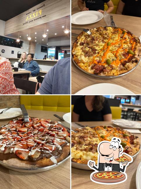 Escolha diversos estilos de pizza