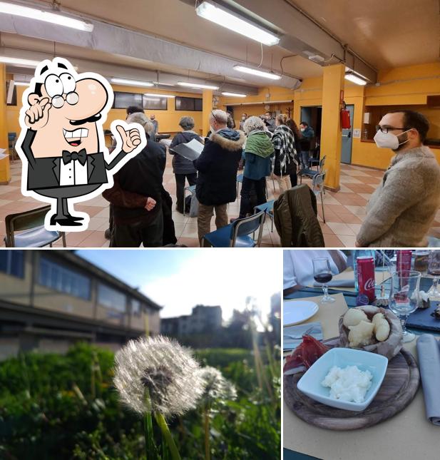 Gli interni di Circolo 25 Aprile