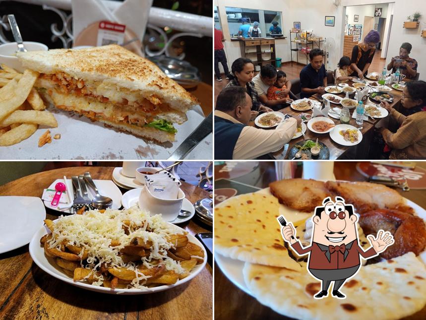 Food at Open Up Cafe