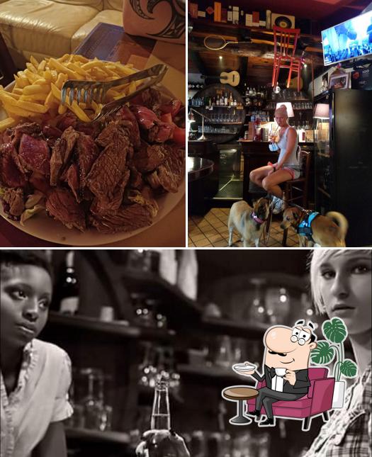 Gli interni di Osteria dell'11