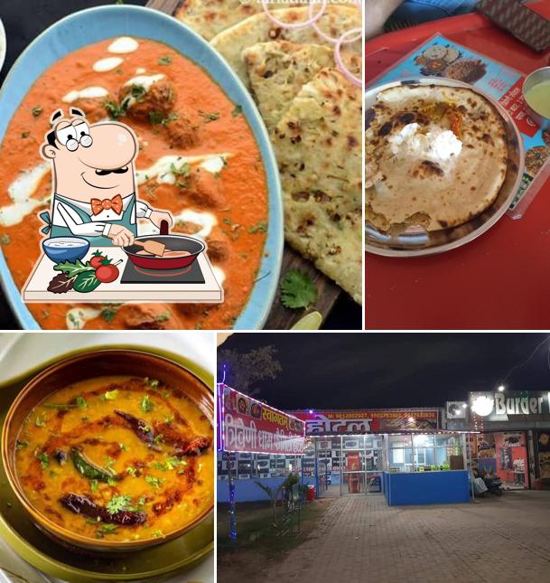 Chicken curry at Triveni dham family hotel