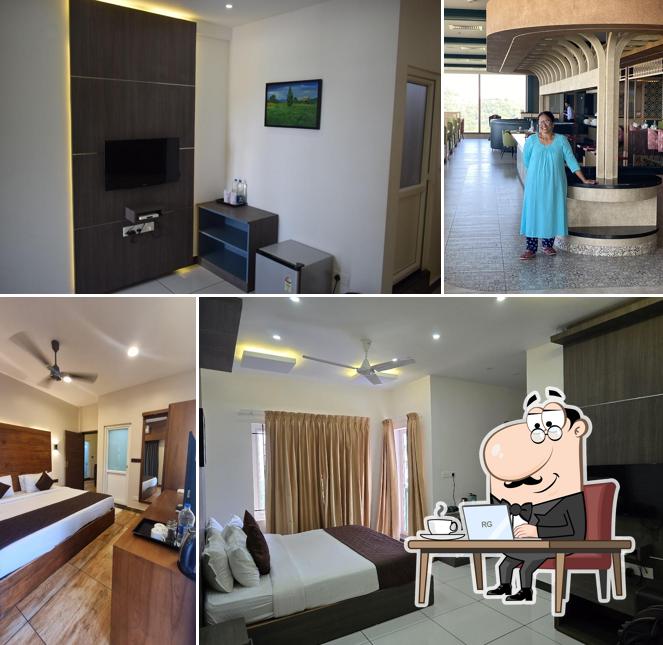 The interior of Palette Hotels and Resorts Vagamon