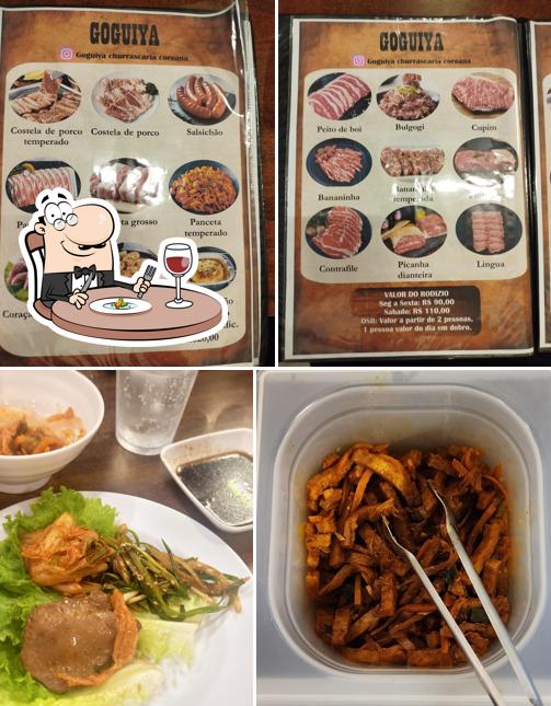 Comida em Goguiya Grill