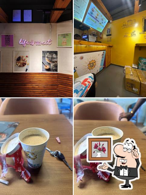 The interior of The Belgian Waffle Co